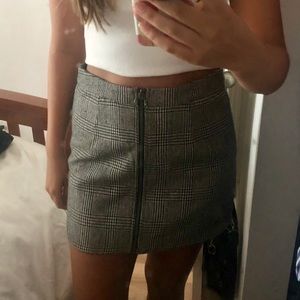 Plaid skirt!
